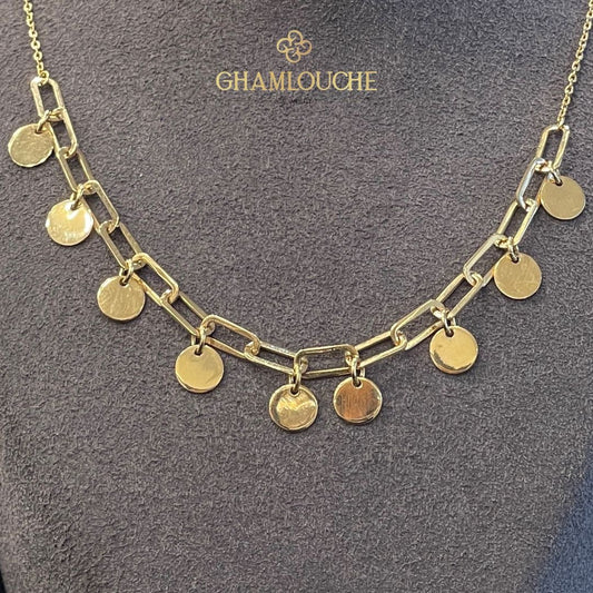 18K Gold Modern Necklace
