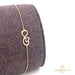 18K Gold Infinity Bracelet
