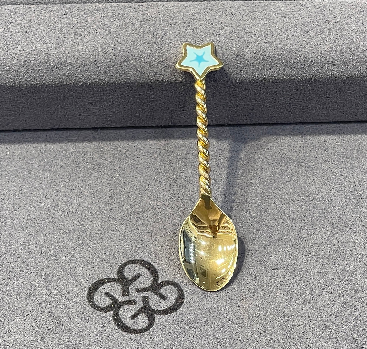 18K Gold Star Kid’s Spoon with Enamel