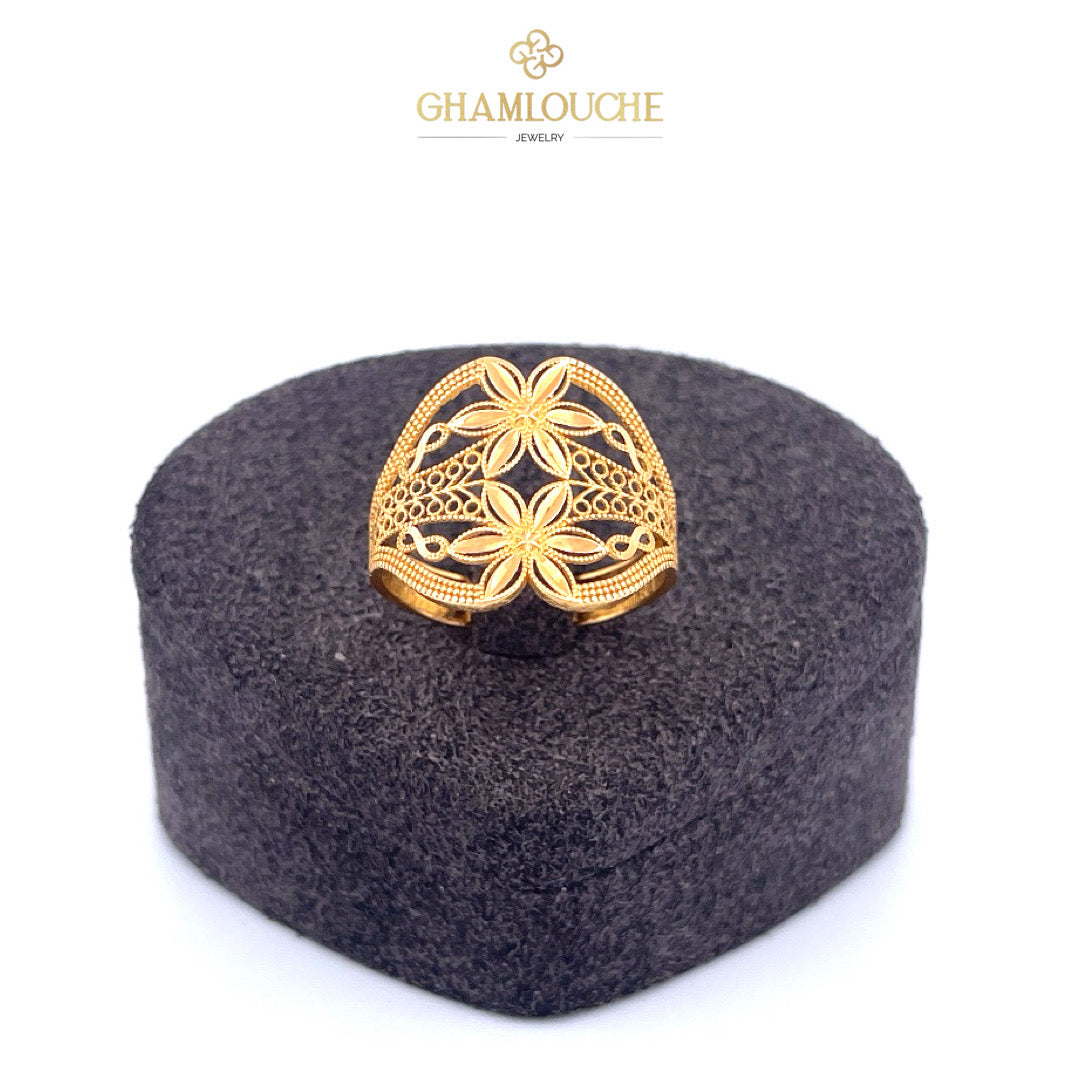 21K Gold Modern Ring