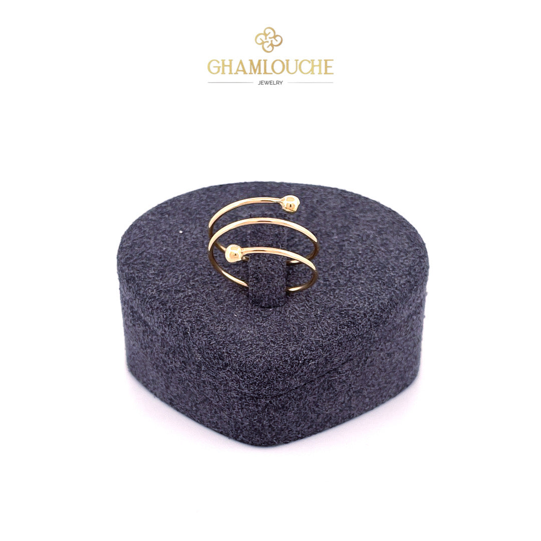 18K gold simple ring