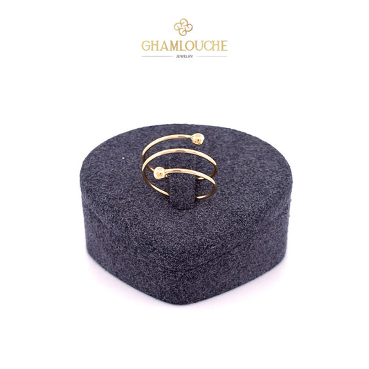 18K gold simple ring