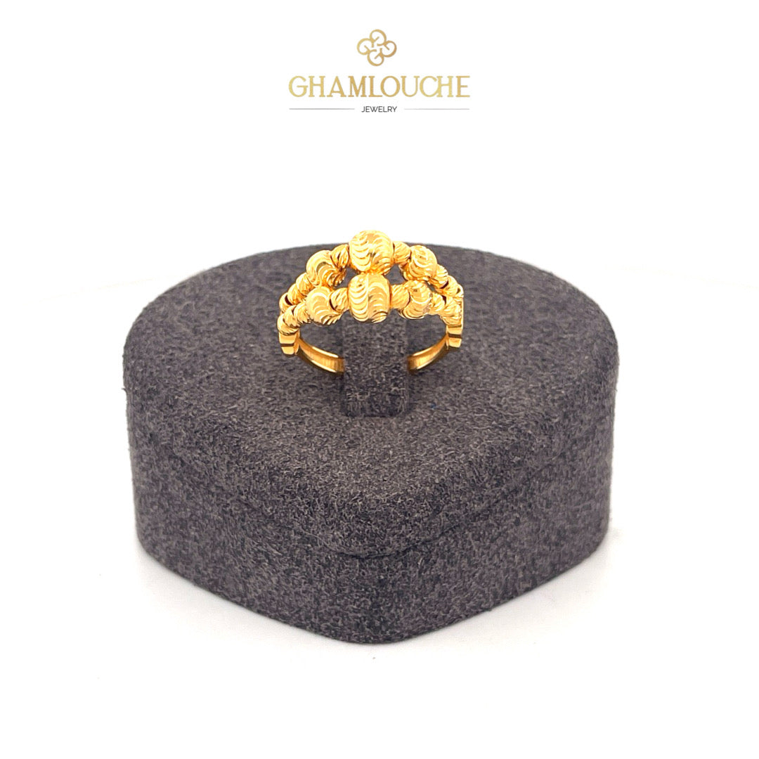 21K Gold Modern Ring