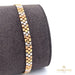 18K Yellow , White and Rose Gold Bracelet