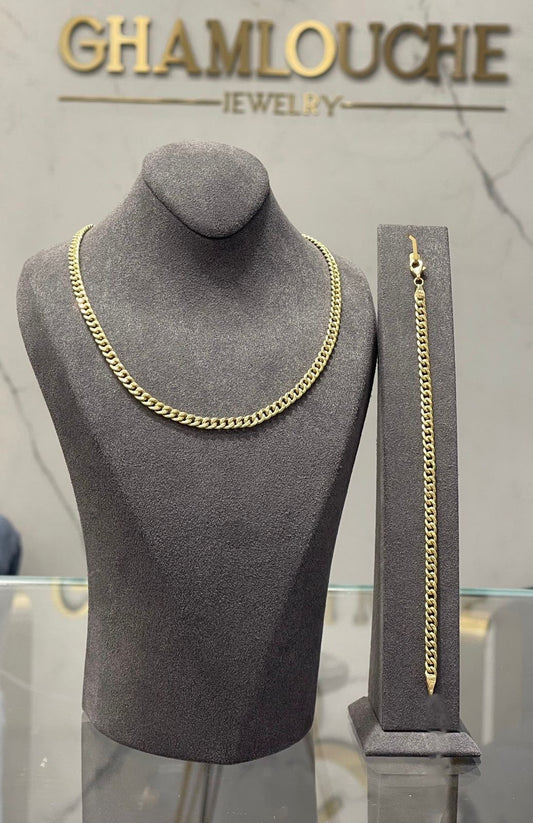18K Gold Simple Set
