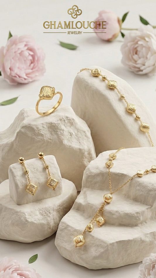 18K Italian Gold Set