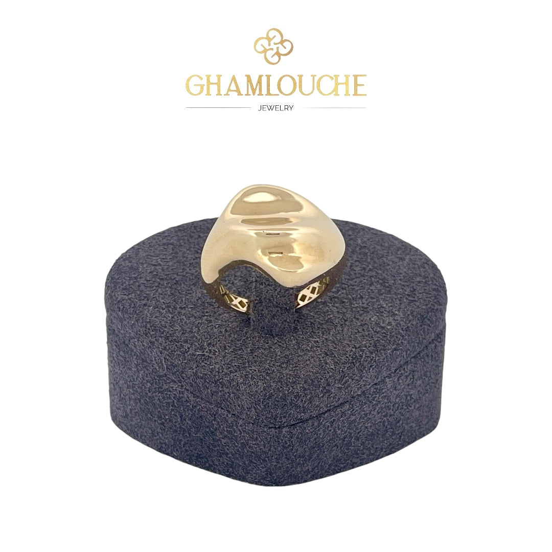 18K Gold Modern Ring