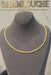 18K Italian Gold Matte Necklace