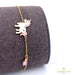 18K Gold kids Unicorn Bracelet with Enamel