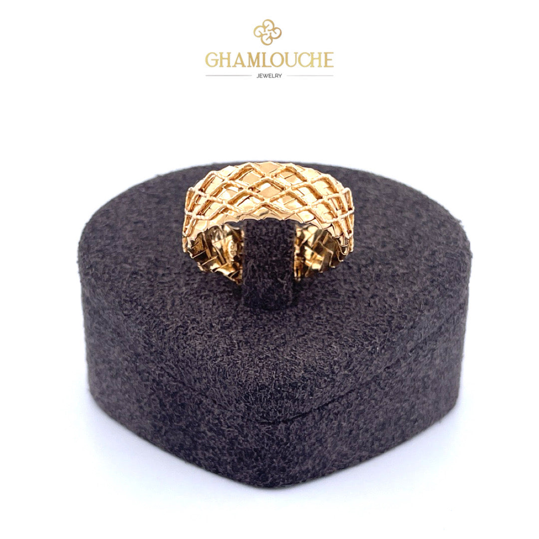 18K Gold Modern Ring