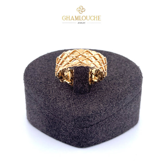18K Gold Modern Ring