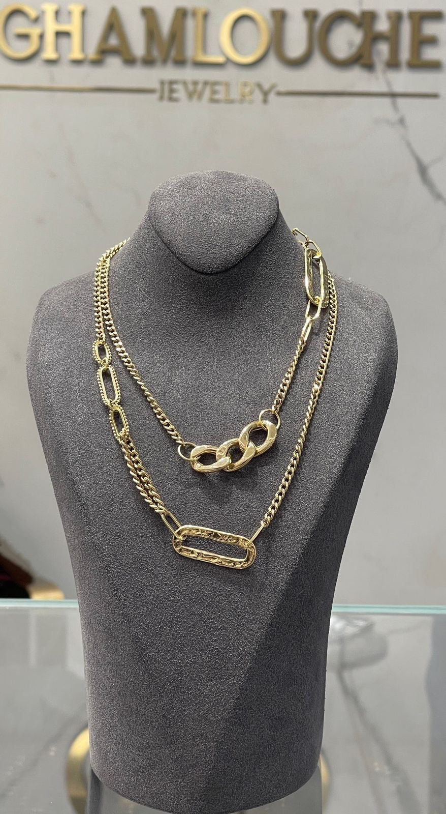 18K Gold Multi-Wear Necklace