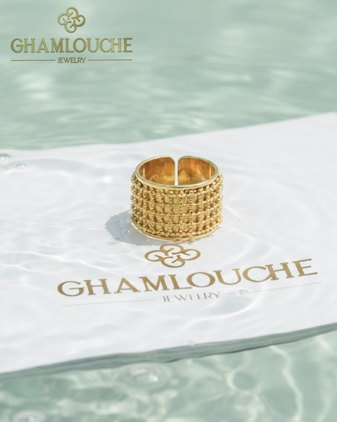 18K Gold Modern Ring