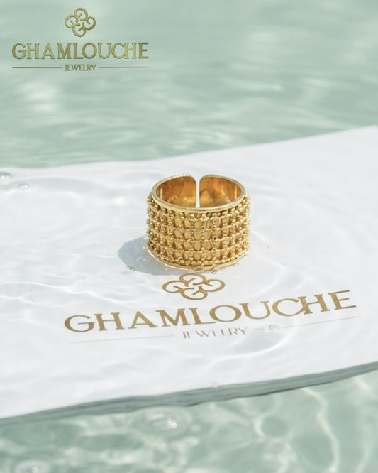 18K Gold Modern Ring