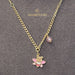 18K Gold Bee Kid’s Girl Necklace with Enamel