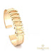 18K Gold Modern Bangle