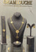 18K Gold Coin Motif Wheat Set