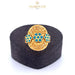 21K Gold Ring with Enamel