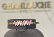 18K Gold Hearts Kid’s Girl Bangle With Enamel