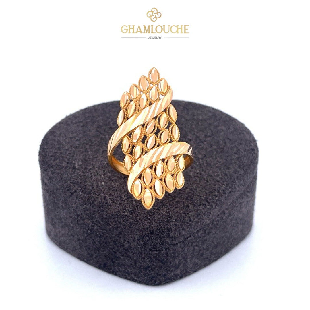 21K Gold Modern Ring