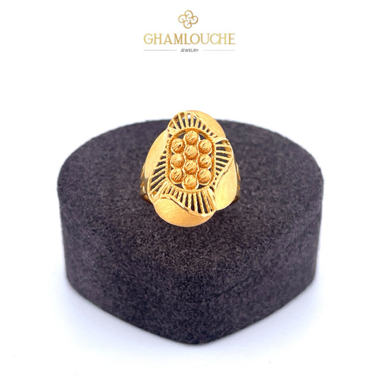 21K Gold Modern Ring