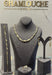 18K Italian Yellow and White Gold Set