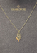 18K Gold Simple Tulip Necklace