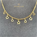 18K Gold Flower’s Kid’s Girl Necklace