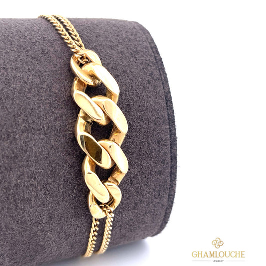 18K Gold Modern Bracelet