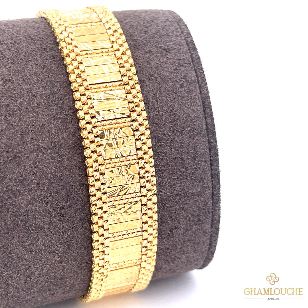 18K Italian Gold Modern Bracelet