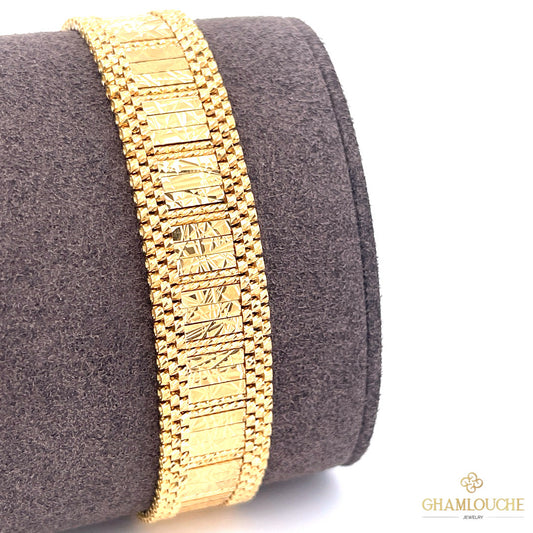 18K Italian Gold Modern Bracelet