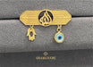 18K Gold الله and Multi-Shape Kid’s Pin with Enamel