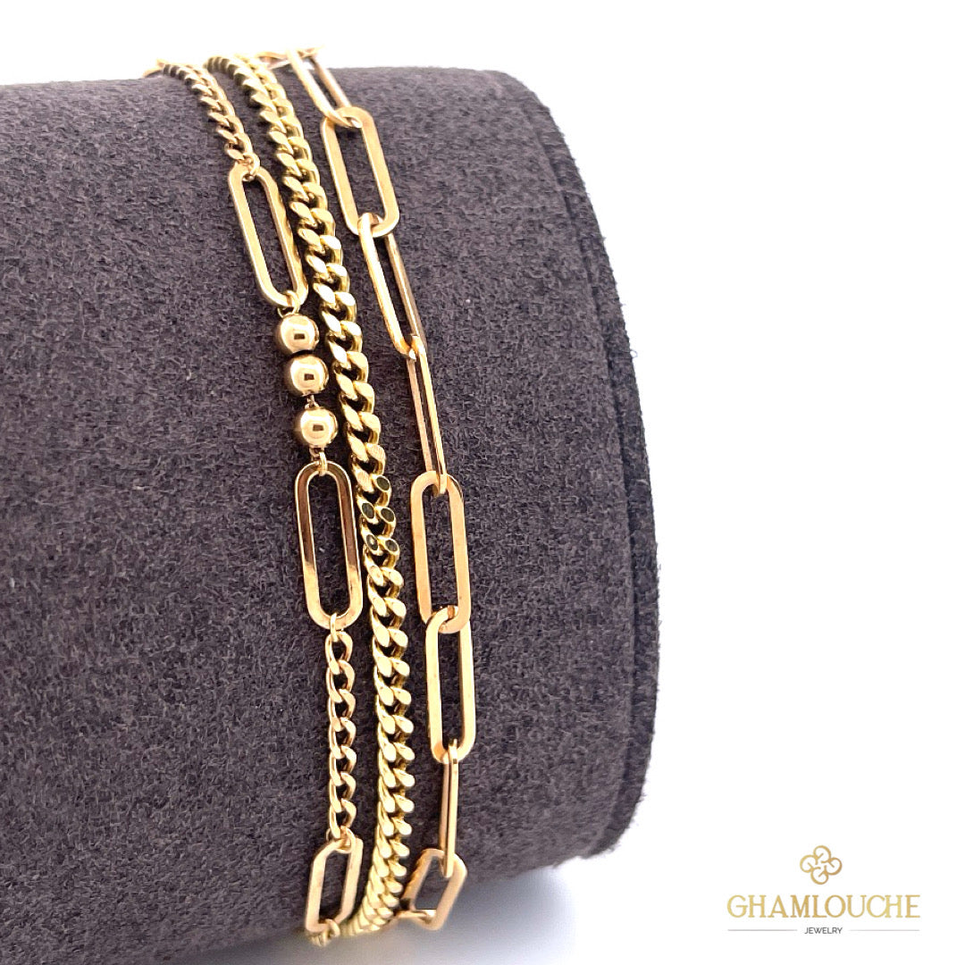 18K Gold Modern Bracelet
